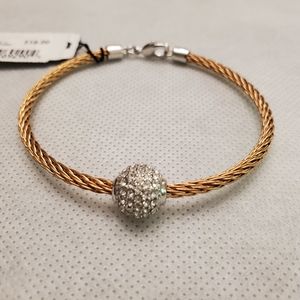 Beautiful Guess Rose Gold & Silvertone Bracelet
